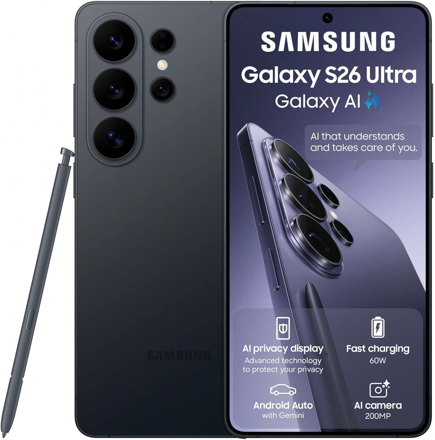 Samsung Galaxy S26 Ultra 256GB (Black) - Netrox Electronics